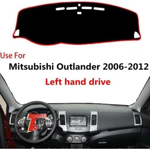 TAIJS Factory Casual Polyester Fibre Car Dashboard Cover For Mitsubishi Outlander 2006 2007 2008 09 10 2011 2012 Left Hand drive