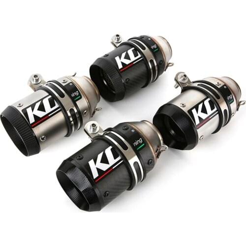 Universal 38-51mm Motorcycle Exhaust Muffler Pipe Stainless Steel Carbon Fiber Escape No DB Killer for Z900 Z1000 ZX10R S1000RR