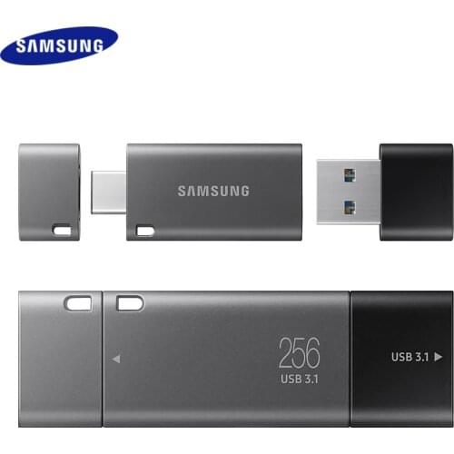 Original Samsung USB Type-C Flash Drive DUO Plus Up to 400MB/s Type C USB 3.1 128GB Pen drive usb stick for laptop cellphone pc