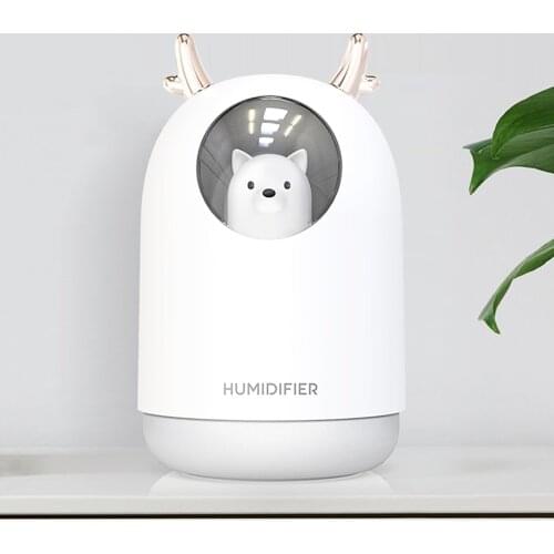 300ml USB Air Humidifier Mini Cute Aroma Diffuser Portable Essential Oil Diffuser Ultrasonic Mist Maker Humidificador For Home