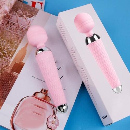 G Spot Vibrator Powerful Waterproof Magic Wand Massager Toys Women Clitoris AV Adult Masturbation Sex Toys for Women Couples
