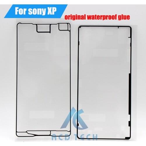 Aocarmo 2Pcs/Set Waterproof Adhesive For SONY XP F8131 F8132 Front Display / Bracket / Back Adhesive Full Set Tape Sticker