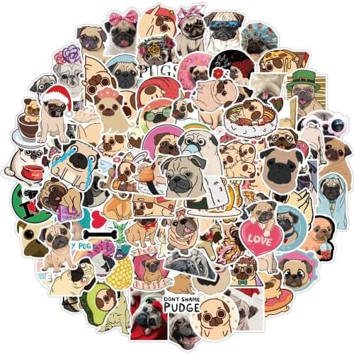 10/50/100PCS Anime Animal Dog Funny Stickers Laptop Guitar Luggage Fridge Bike Waterproof Graffiti Sticker Decal Kid Classic Toy