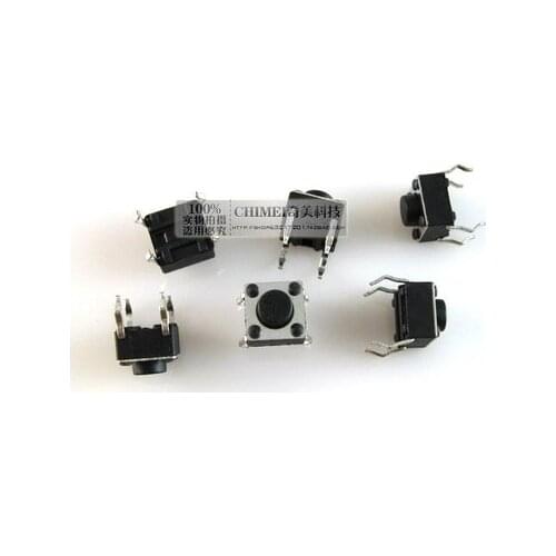 1000pcs DIP-4Pins 6*6*5 mm Switch Tactile Push Button Switches 6x6x5mm