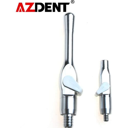 2pcs/1set Aluminum Dental Saliva Ejector Suctionct Dental Handpiece Tube Saliva Ejector Tools for Universal Valves Tips