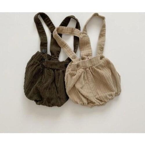 2021 new style girls boys corduroy shorts cotton fashion babys shorts