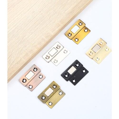 5Pcs High Quality Invisible Magnetic Strong Door Stopper Punch-Free Doorstop Closet Drawer Cabinet Sliding Wardrobe Door Closer