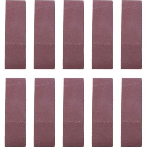 10 Pieces 915X50mm Abrasive Sanding Belts for Wood Soft Metal Grinding Polishing Retail