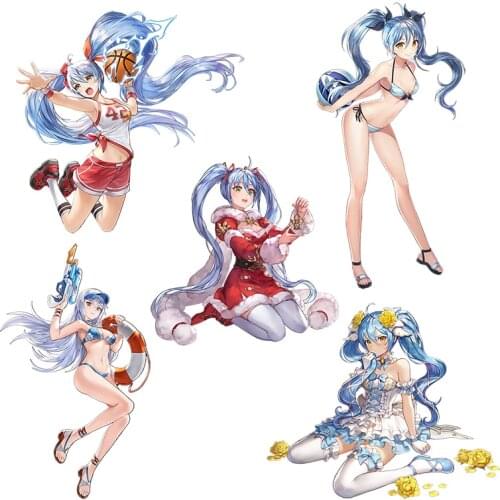 Three Ratels CDM352 Kings Raid Sonia Anime sticker for bike motorcycle auto car laptop Waterproof Vinyl Decal wall stickers