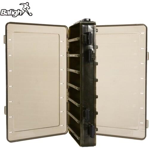 Balight двухсторонний многофункциональный рыболовный такелаж ящик рыболовный ящик пластмассовая приманка ящик рыболовный ящик