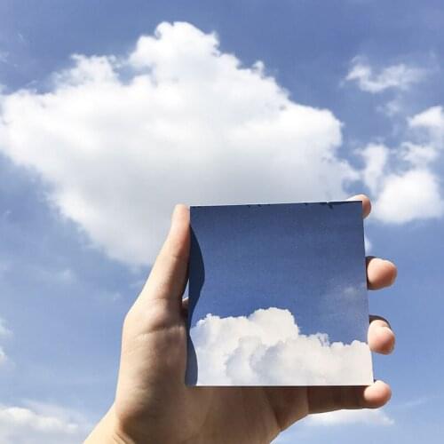 50pcs Korean Ins Retro Sky Memo Pad Note Book Sticky Notes Learning Stationery Children Gift Kawaii Decor