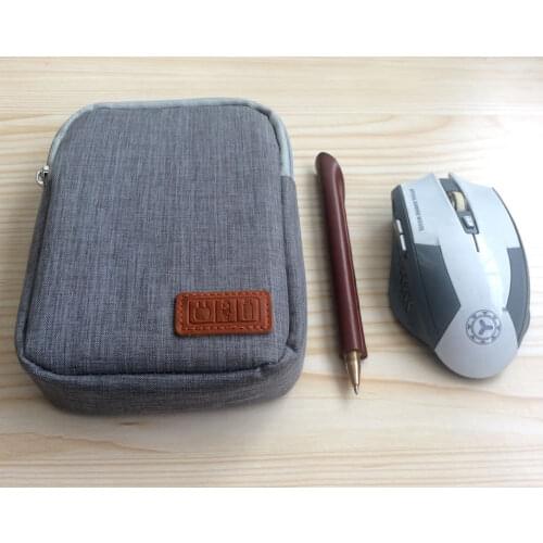 Case Power Bank Case For 2.5 Inch Hard Drive Disk USB Cable Charger External Storage HDD Case Earphone Key USB flash cable Bag