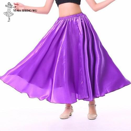 Kids belly dance costumes practice skirt big swing skirt girls belly dance performance Gypsy dancewear children long dance skirt