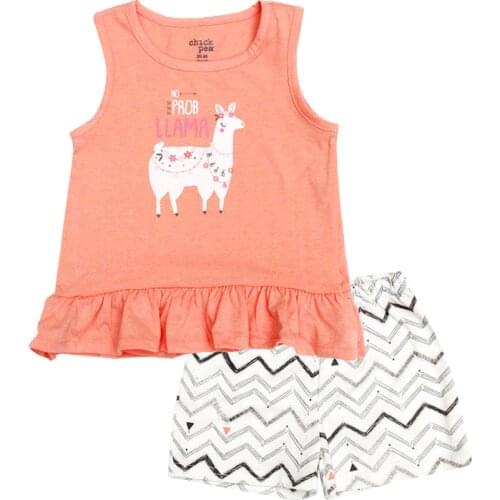 Baby Clothing Sets 12-24M Summer Baby Girls Clothes Infant cotton Girl Tops T-shirt+Pants Outfits kids clothes Set