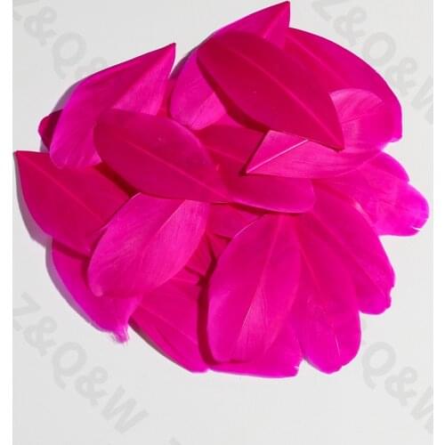 Natural 5-10CM goose feather floating head dyed plum red 100 to 1000PCS DIY jewelry dream catcher birthday gift accessories