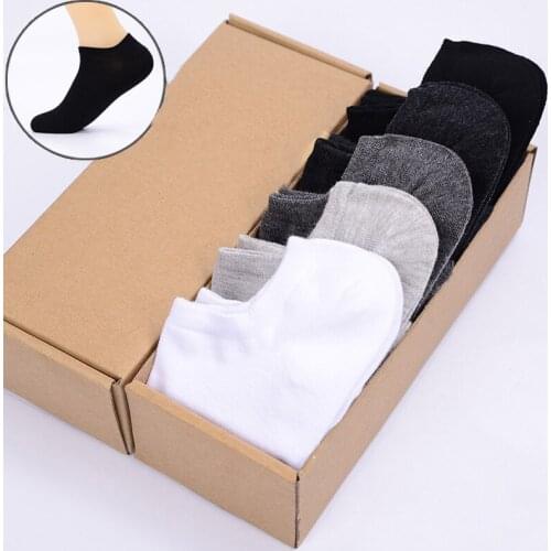 5pair Men Socks Combed Cotton Brand Socks Classical Quality Casual Shallow Mouth Sock Male Meias Business socks dropshipping