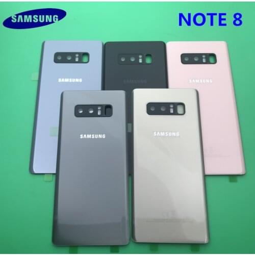 Original NEW Samsung Galaxy Note8 Note 8 Back Battery Cover 3D Glass Housing Cover for Samsung N950 Door Rear Case Replacement