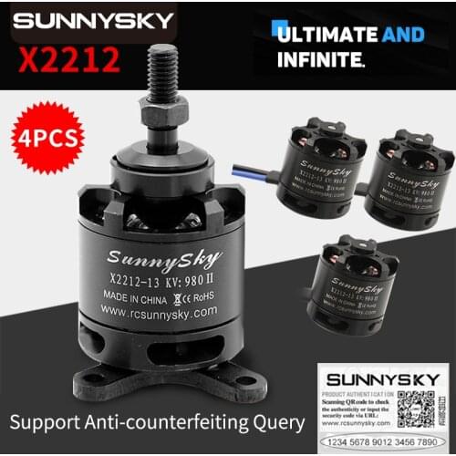 Original SUNNYSKY X2212 KV980/KV1250/KV1400/KV2100/KV2450 Brushless Motor (Short Shaft )Quad-Hexa Copter Wholesale