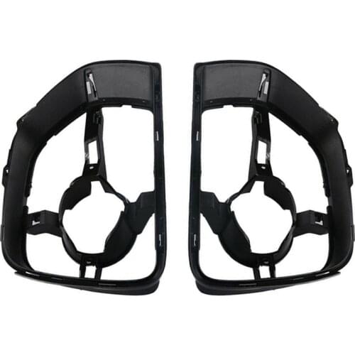 Pair Front Bumper Fog Lights Cover Fog Light Grill Grille for -BMW X6 E71 2008-2014 51117210936 51117210935