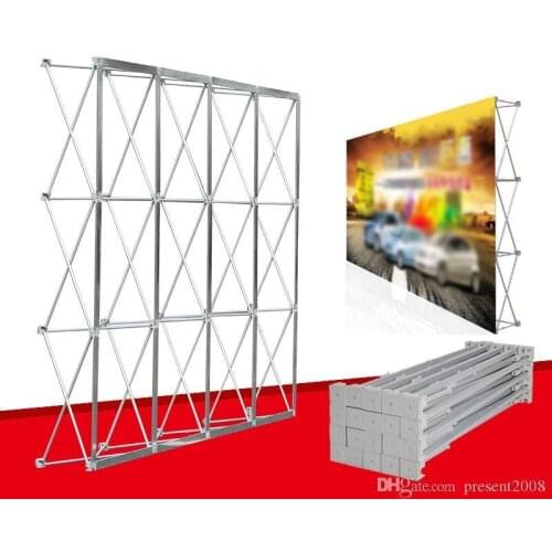 Portable Wedding Backdrop Stand Aluminum Alloy Flower Wall Frame Outdoor Display Stand Advertising Exhibition Background Decor