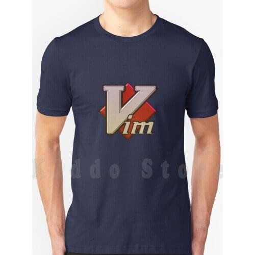 Vim-Text Editor For Programmer T Shirt Diy Big Size 100% Cotton Vim Vi Linux Unix Open Source Programming Programmer Text