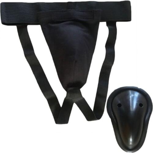 Jockstrap Support Removable Protective Safety Cup Groin Guard Kick Boxing Crotch Sport Comfortable Training Martial Arts Adult