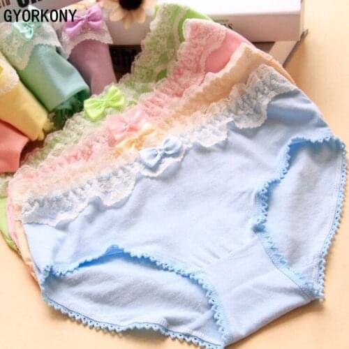 Soft Cotton Young Girl Briefs Girls Panties Candy Colors Kids Underwear Pants Underpants 9-20T 5PCS/LOT A-SQ-AA-3(2)-5P