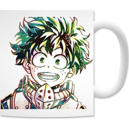 1Pcs New My Hero Academia Mug 350mL Environmentally White Ceramic Coffee Mugs Milk Tea Cups Best Gifts for Your Friends / Kids