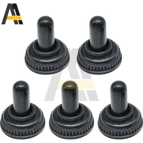 5pcs/Lot 6mm 12mm Stainless Steel Toggle Switch 6mm / 12mm Waterproof Cover Dust Cover