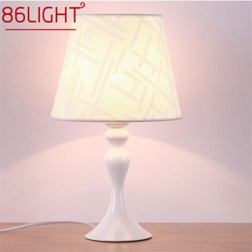 86LIGHT Table Lamps Modern Creative Design Pattern Desk LED Light Decorative For Home Bedside