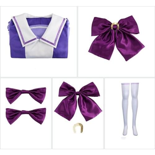 Halloween Anime Cosplay School Uniform Jk Summer Short-Sleeved Game Cosplay Costume Carnival Party Gold Ship Carnival Party