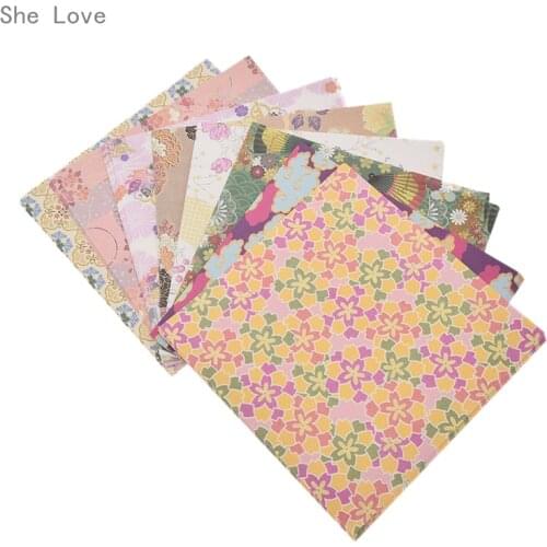 Chzimade 72 Sheets Japanese Style Paper Floral Origami Paper Scrapbooking DIY Decorative Craft