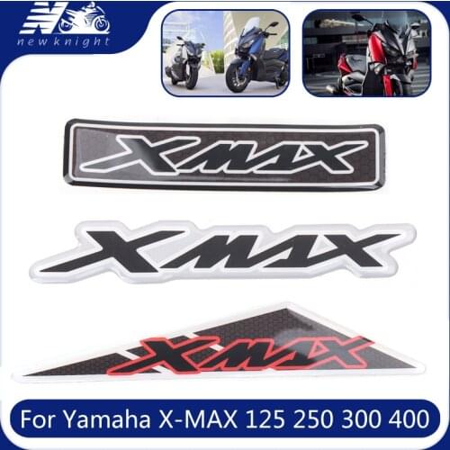 For Yamaha X-MAX XMAX 125 250 300 400 Motorcycle Scooters 3D Waterproof Sticker Body Shell Decal Protector Fairing Emblem Badge