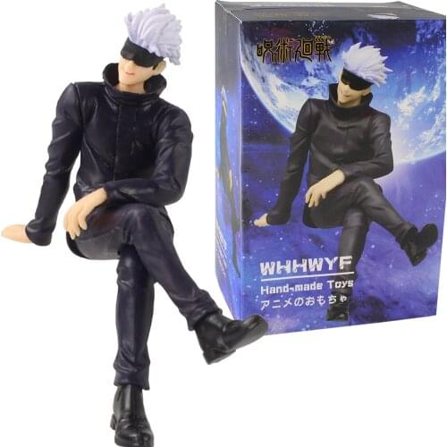 14cm Anime Figurine Jujutsu Kaisen Gojo Satoru PVC Action Figure Collection Model Toys Doll