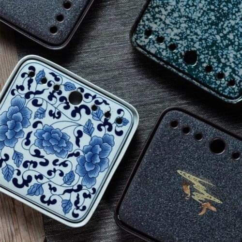 Ceramic Tea Tray Small Tea Table Household Water Storage Tea Tray Kung Fu Tea Set Tea Tray Japanese Tea Tray Chinese Tea Tray