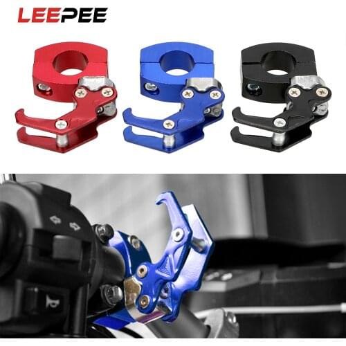 LEEPEE Motorcycle Bike Bicycle Hook Luggage Bag Hanger Aluminum Alloy Storage Bag Holder Helmet Claw Hook