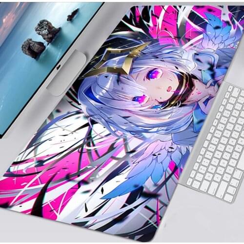 Hololive Kawaii Cute Anime Gaming Accessories Mousepad Desk Table Protect Game Office Mouse Mat Pad XXL Non-slip Laptop Cushion