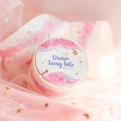 Lovely Pink with cat Washi Tape Set Japanese Scrapbooking Decorative Tapes Honeycomb For Photo Album Home Decoration