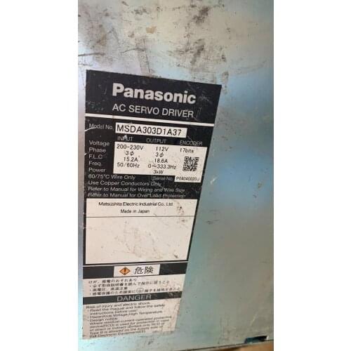 MSDA303D1A37 USED one , Servo Driver , Good Working