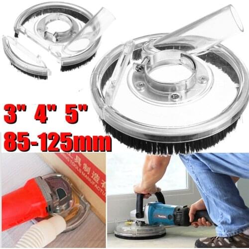 Dust Shroud Kit Dry Grinding Dust Cover for 3/4/5 Inch Grinder Polisher Angle Grinder Hand Grinder
