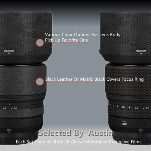 Lens Skin Decal Wrap Film For FUJI GF 80 f1.7 Lens Guard Anti-scratch Decal Sticker