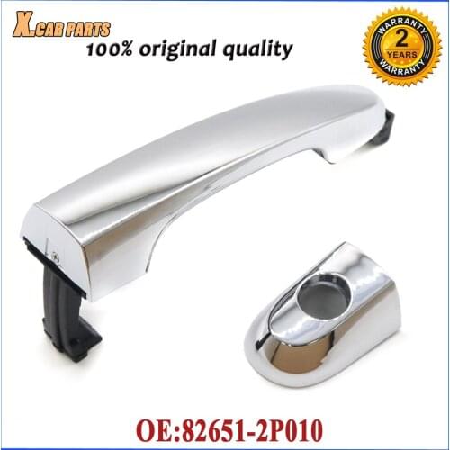 Rear Right Outside Outer Exterior Door Chrome handle Cap Cover 82651-2P010 For Kia Sorento 2011 2012 2013 2014 2015 82661-2P010