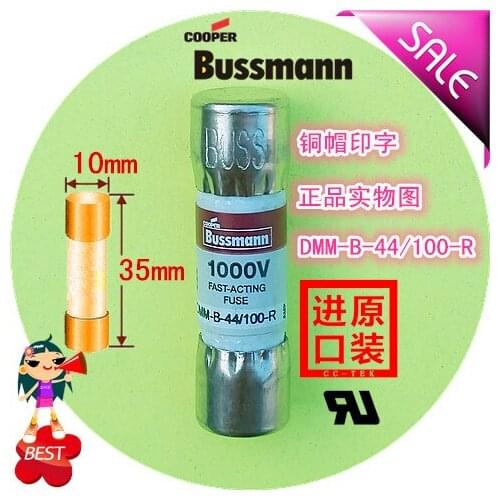 Multimeter Fuse Tube DMM-B-44/100-R Original Genuine BUSS Fuse