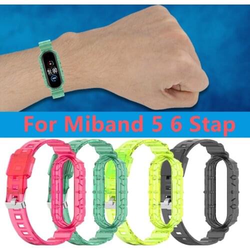 Strap For Xiaomi Mi Band 6 5 Silicone Anti-sweat Replacement Wrist Strap For Miband 5 Miband 6 Sports Bracelet Wristband Accesso