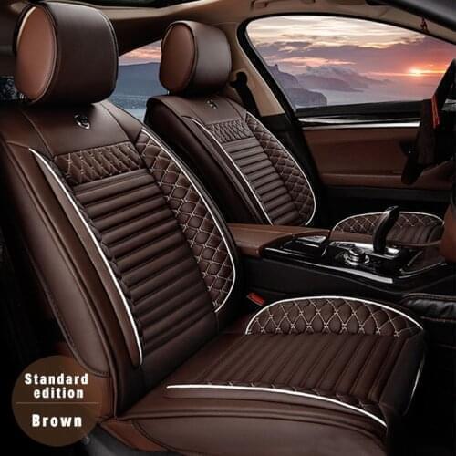 5 Seat Luxury Leather Car Seat Cover Fit For Great Wall M1/M2/M4/Hover H3/Hover H6/X200 For Greely Emgrand/X7/GX7/EX7/LC(Panda)