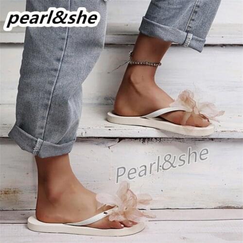 Flower Flip Flops Women Summer New High-quality Beach Female Sandals Non-slip Casual Flat Slippers Slides Women