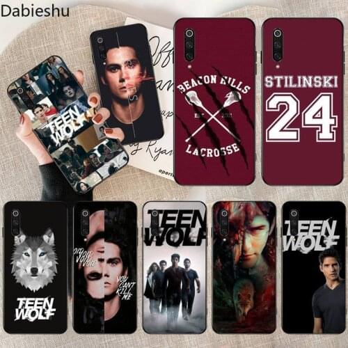 Dylan O'Brien Teen Wolf Silicone Black Phone Case for Xiaomi Mi Note 10 Lite Mi 9T Pro xiaomi 10 10 CC9 Pro 9SE