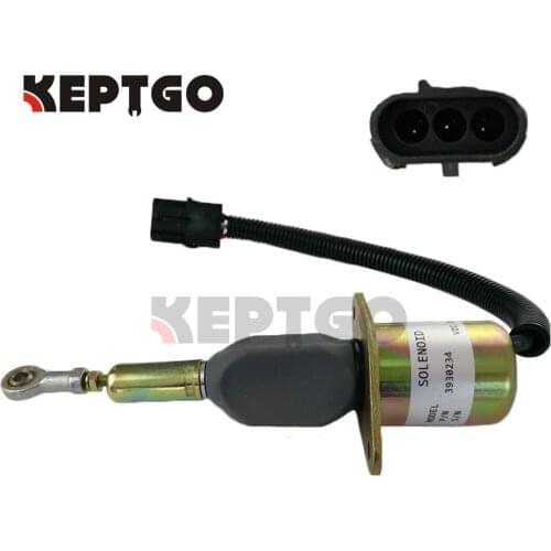 24v Stop Solenoid For Cummins 6CT 8.3 SA-4335-24, 6743-81-9140, 3930234