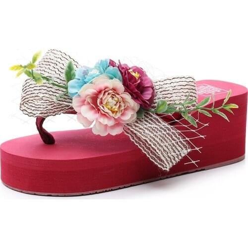 Women sandals summer flat pearl sandals flip flops rome shoes string bead slippers mujer gladiator sandalias sapatos femininos