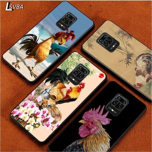 Animal Big Rooster for Redmi K30 K30S K30T K20 10X 9i 9 9A 9C GO 8A 8 7 6 6A 5A 4X S2 Pro Plus Ultra Black Phone Case